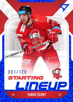 Tomas Cerny Olomouc Tipsport ELH 2022/23 SportZoo 2. serie Starting LINEUP 1st PERIOD /120 #SL-56
